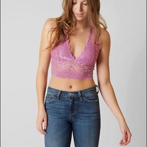 Free People heartbreaker lilac bralette